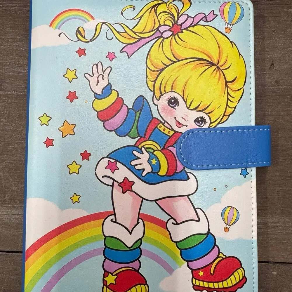Rainbow Brite ring binder